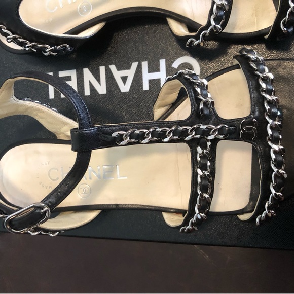 Chanel chain sandals - Picture 4 of 8